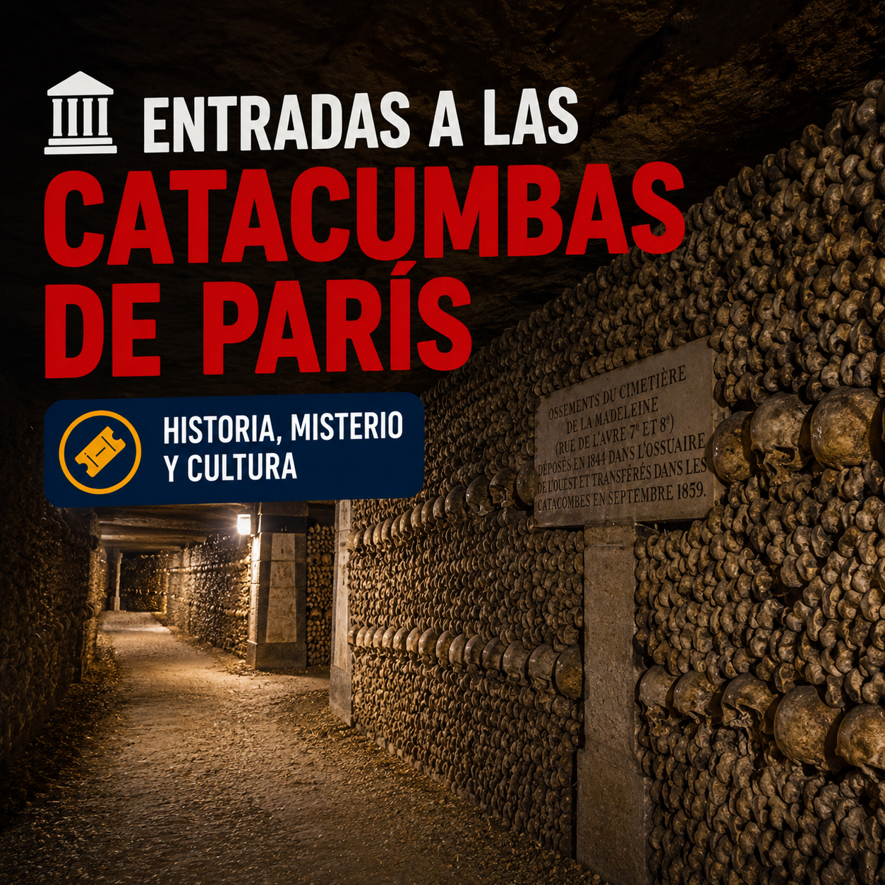 Entradas a las Catacumbas de París | Descubre el Misterioso Mundo Subterráneo