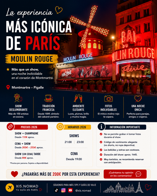 Moulin Rouge: la magia del cabaret más famoso de París que debes vivir al menos una vez