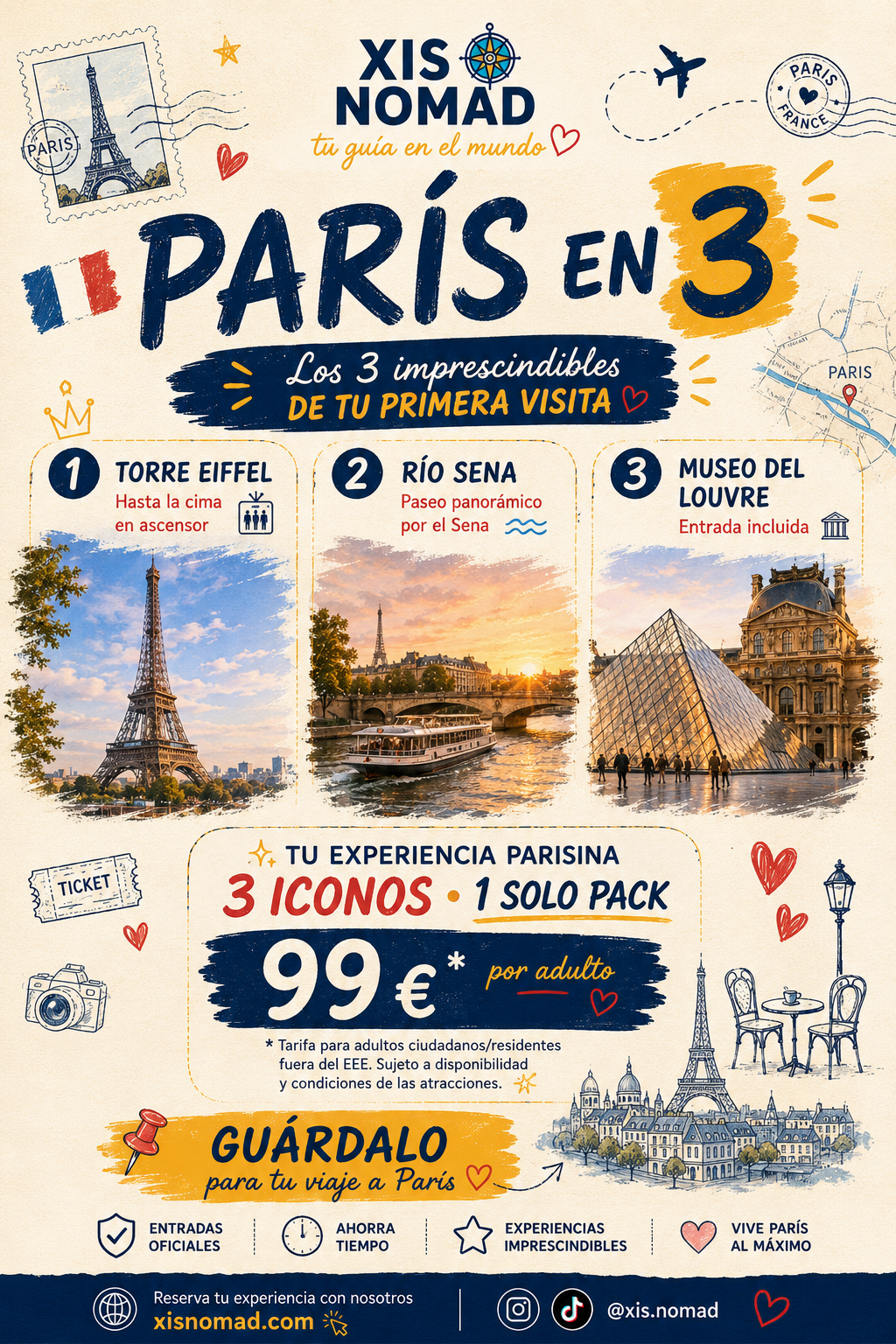 Pack de Entradas Paris