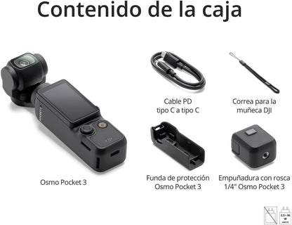 DJI Osmo Pocket 3, cámara con CMOS 1'' y vídeo 4K/120 fps