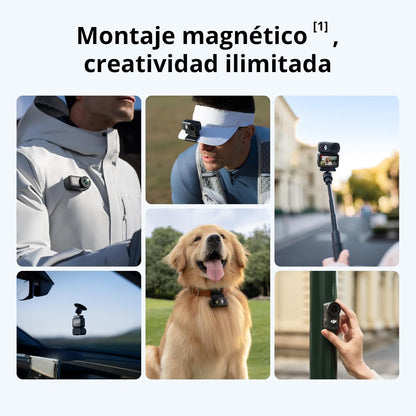 DJI Pack Estándar Osmo Nano (64 GB), cámara vlog 4K portátil, Sensor 1/1.3″