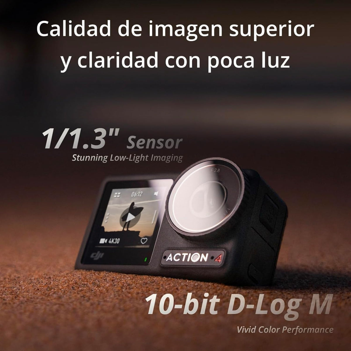 DJI Pack Estándar Osmo Action 4, cámara de acción 4K/120 fps