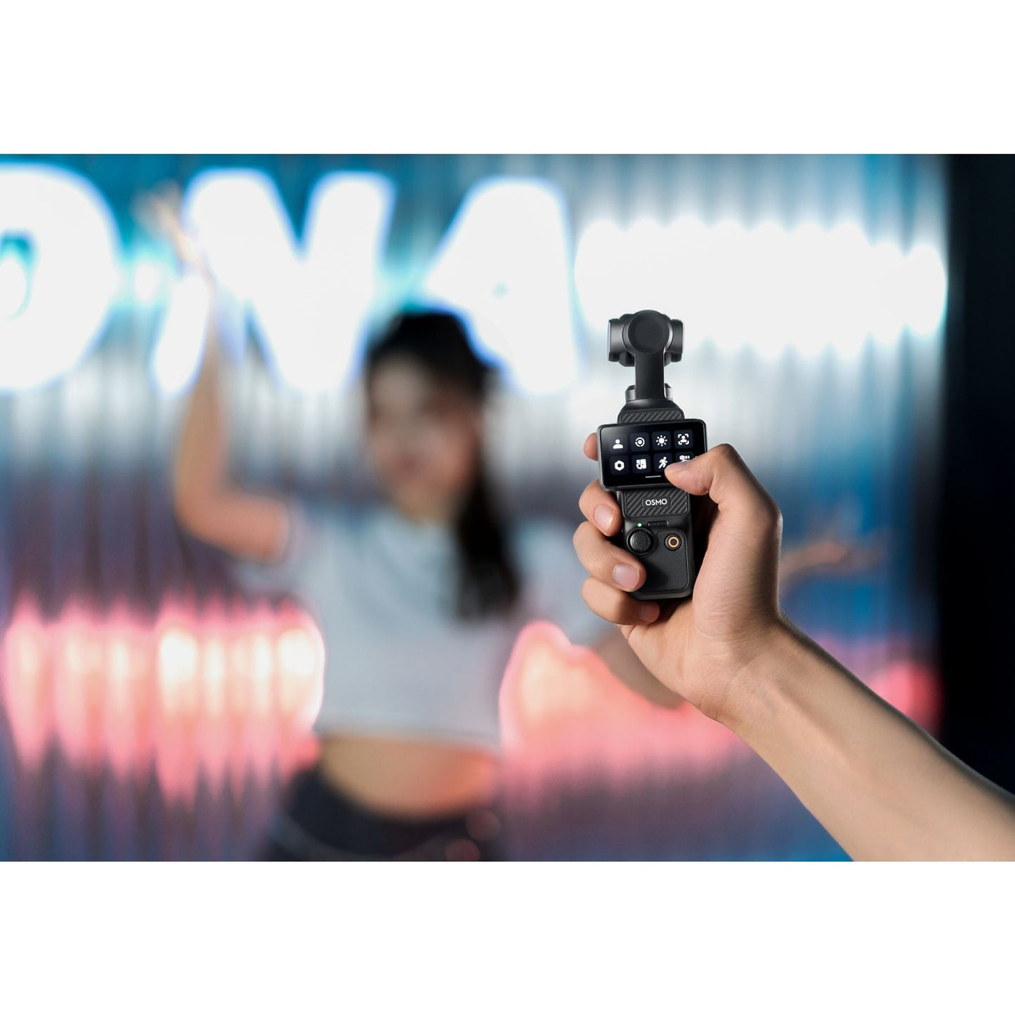 Cámara deportiva - DJI Osmo Pocket 3, 4K/120 fps, Pantalla giratoria 2", CMOS de 1", Estabilización mecánica 3 ejes, Negro