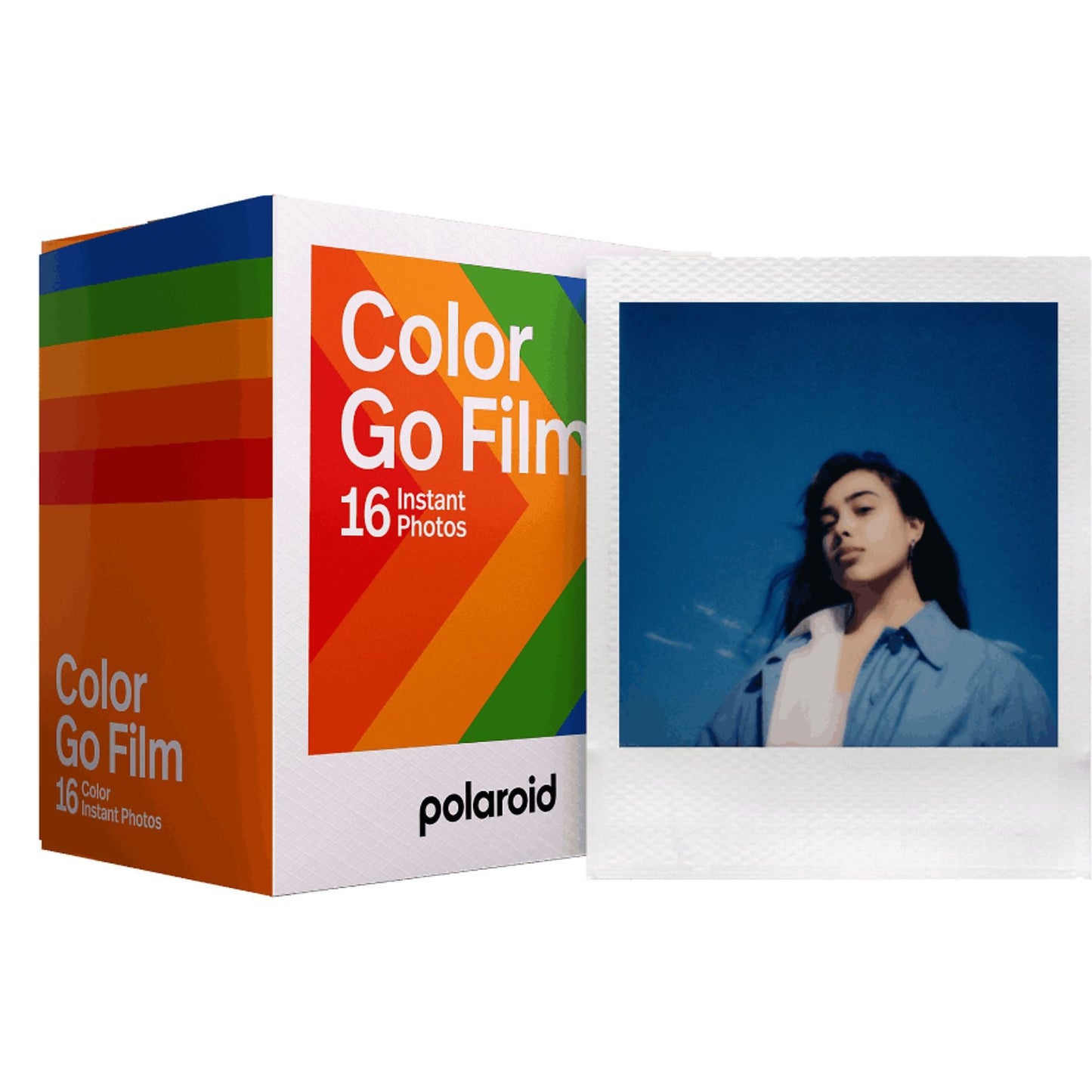 Película fotográfica - Polaroid Color Go Film, Para cámara instantánea Polaroid Go, 16 fotos